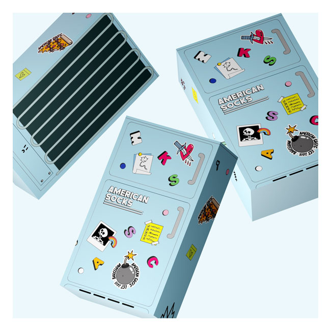 American Socks Frosty Fridge signaturstrømper