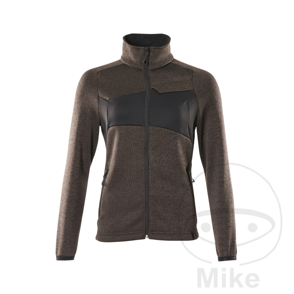 Strikjakke  MCT GREY.4XLDAMEN DKL-ANT/BLACK