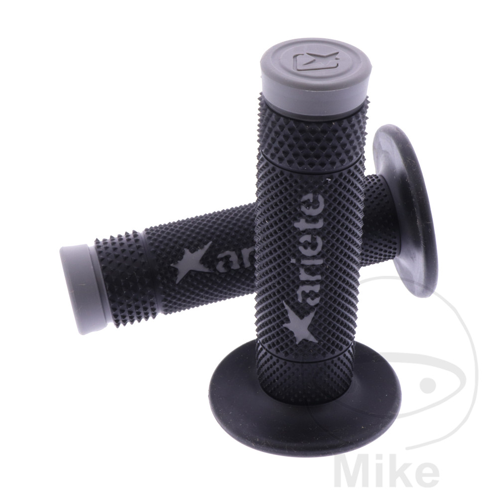 GRIPS OFF ROAD BLACK/GREYD.22/24 MM LUKKET .