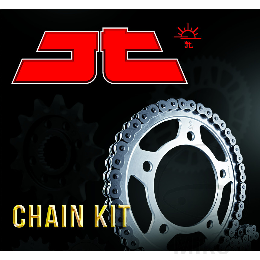 KÆDEKIT JT 530 Z3 STÅLFARVET KÆDE MED NITTE-LEDJT X-RING CHAIN 530Z3 OPEN