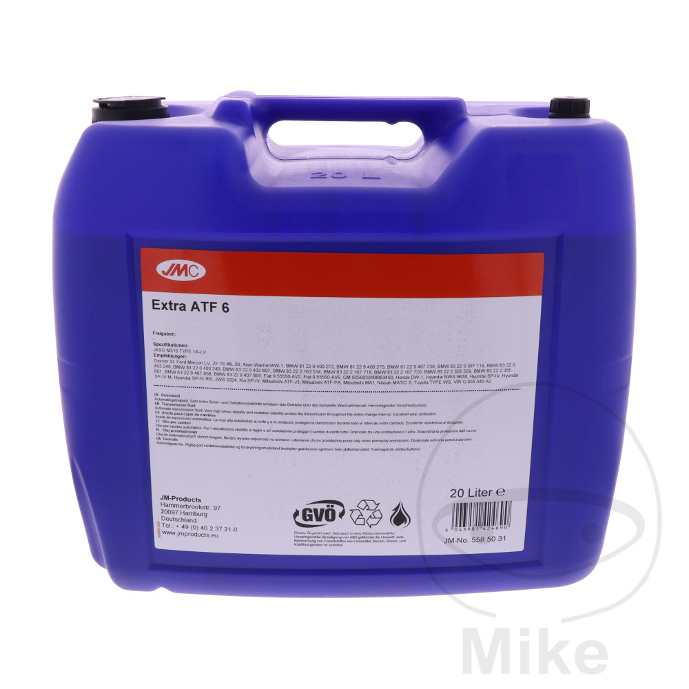 GEAR OLIE  ATF 6 20L JMCextra