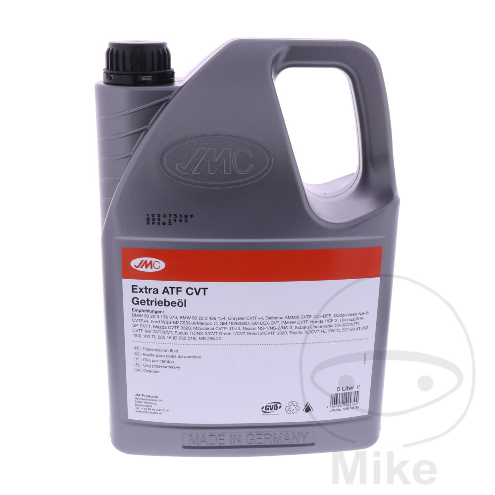 GEAR OLIE  ATF CVT 5L JMCextra Alternative: 5580390