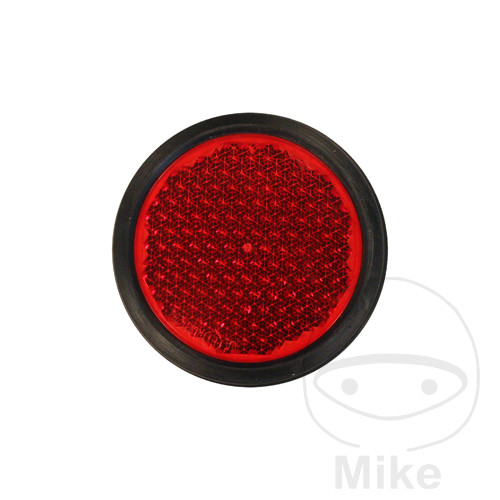 REFLECTOR ROUND RED