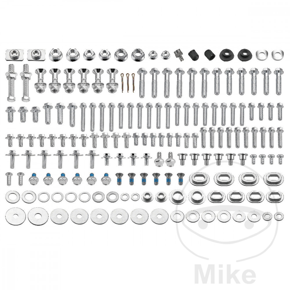 JMP ASSORTED FASTENER KIT 172 PIECESFOR YAMAHA YZ/YZF