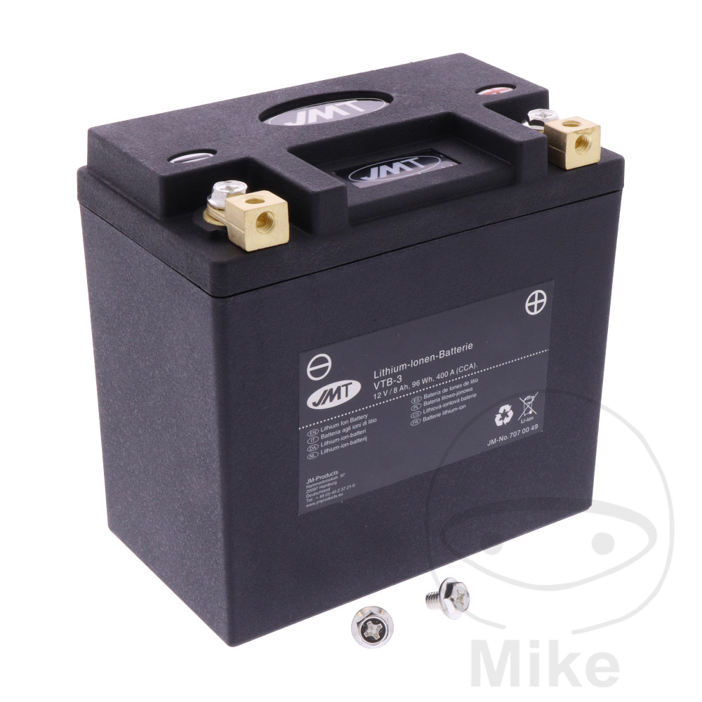 BATTERI  VTB-3 V-TWIN JMT LITHIUM BATTERI 