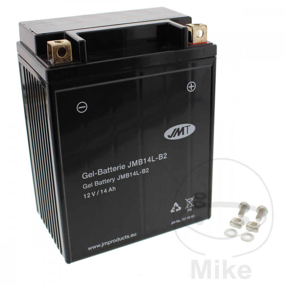 BATTERI  YB14L-B2 GEL JMTSEE ALSO YUASA 7070618 OR JMT 7073331