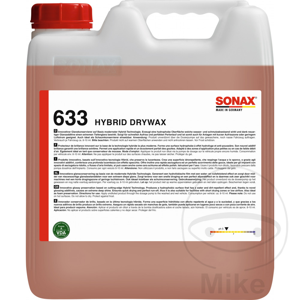 SONAX KONSERVERING Hybrid TØRVOKS 10 Liter 
