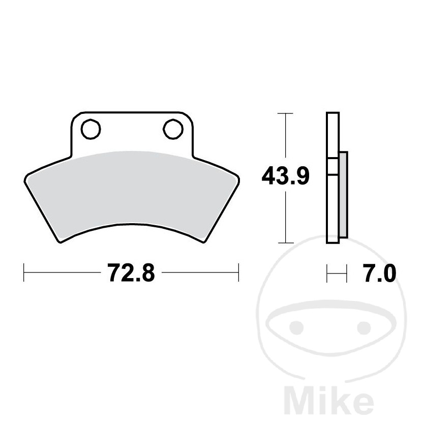 Bremseklodser SINTERED SI TRW