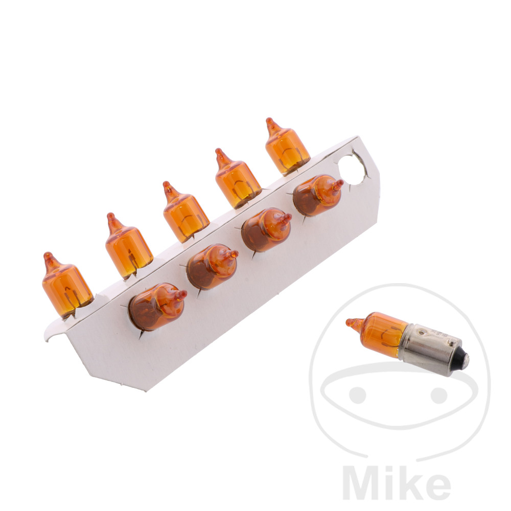  PÆRE 12V HY6W JMPBAZ9S YELLOW 10 PCS
