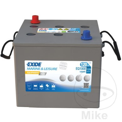 Versorgungsbatterie 12V 120A AGM ExideEquipment