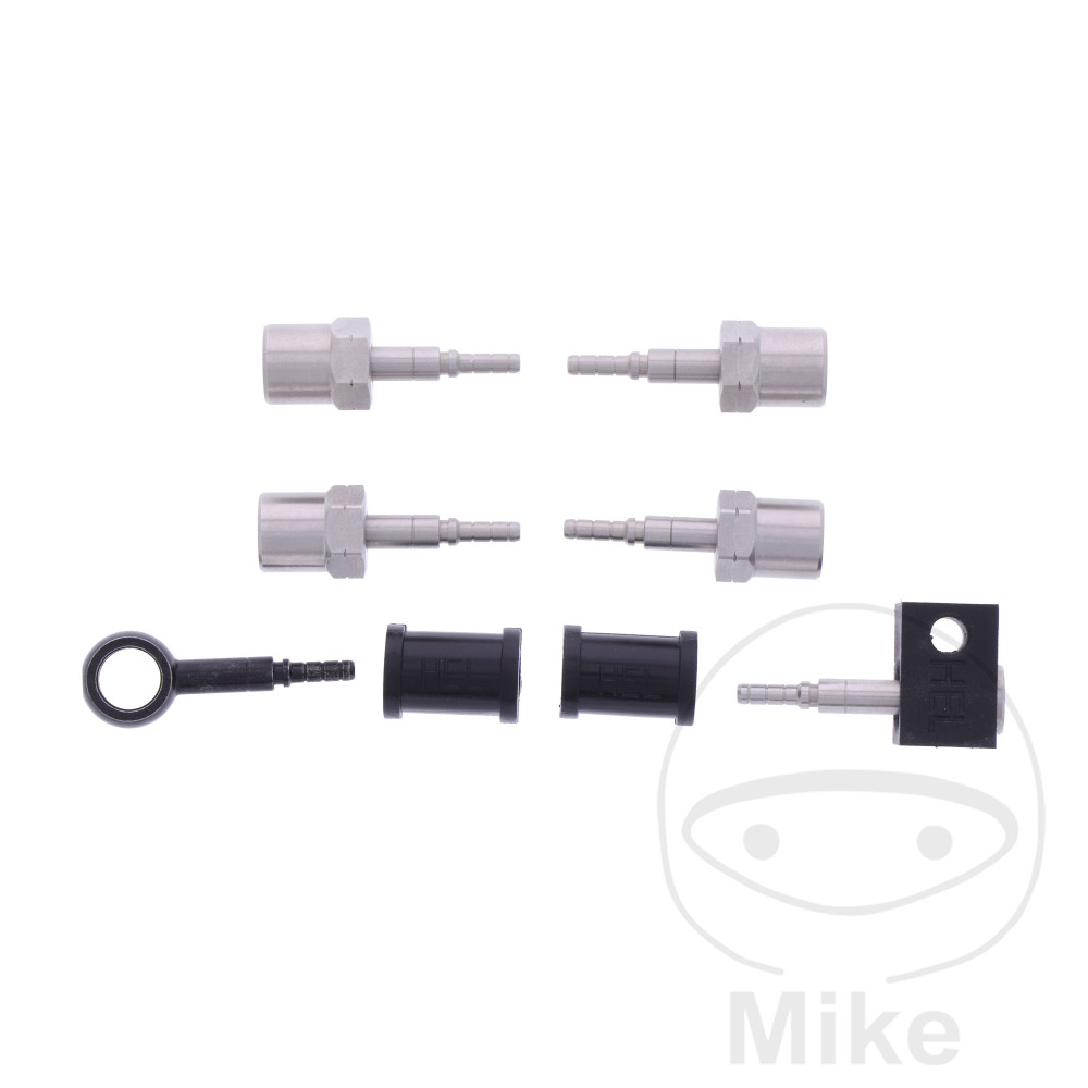 BREMSESLANGESÆT 3 STK STÅLARMERET SORT