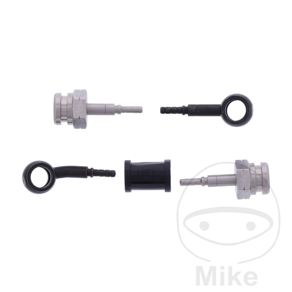 BREMSESLANGESÆT 2 STK STÅLARMERET SORT