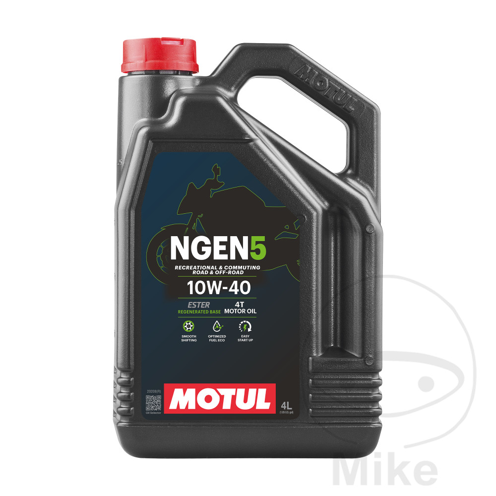 MOTOROLIE   10W40 4-STROKE 4L MOTULSYNTHETIC NGEN 5
