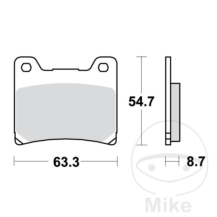 BREMSEKLODSER  lucas standard /7630040