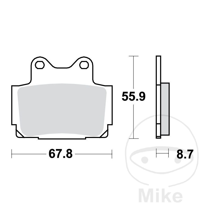 BREMSEKLODSER  lucas standard /7630059