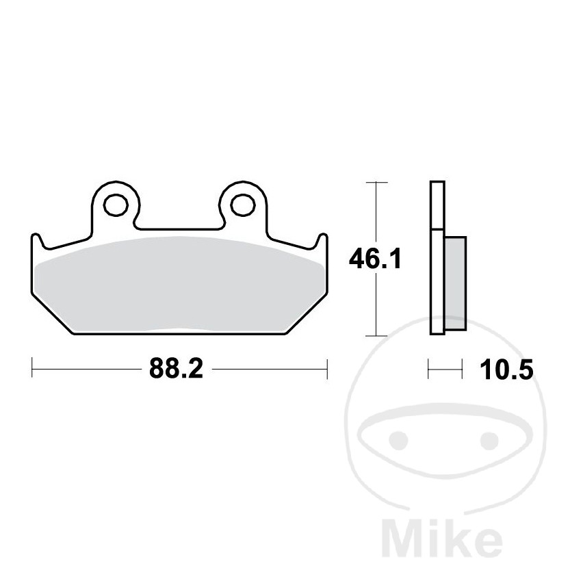 BREMSEKLODSER  lucas standard /7630099