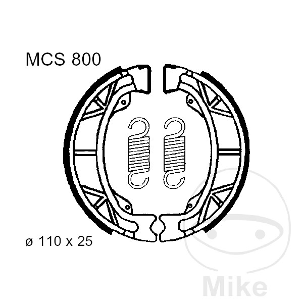 TRW BREMSEBAKKER MED FJEDRE 