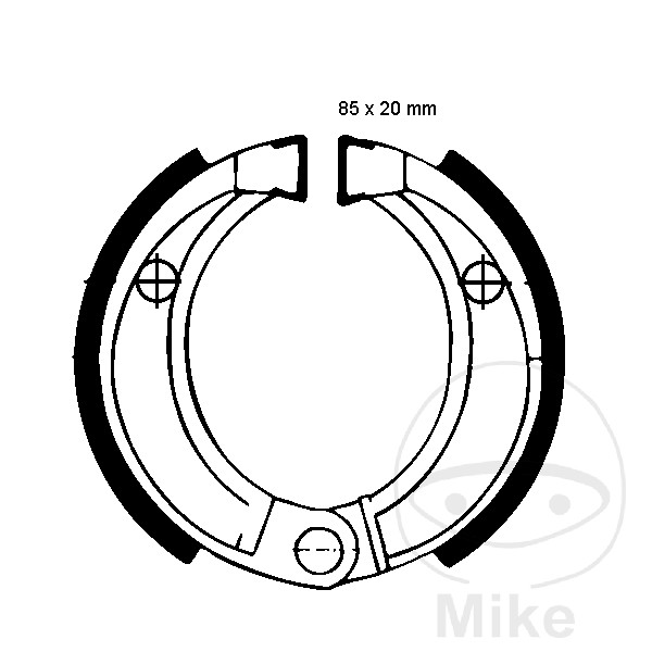 EBC BREMSEBAKKER UDEN FJEDRE 