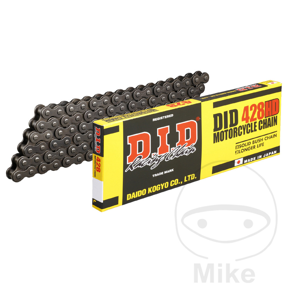 DID NON O-RING kæde 428HD/144Åben kæde med clipslås