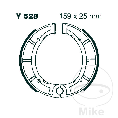 EBC BREMSEBAKKER MED FJEDRE  /7321797
