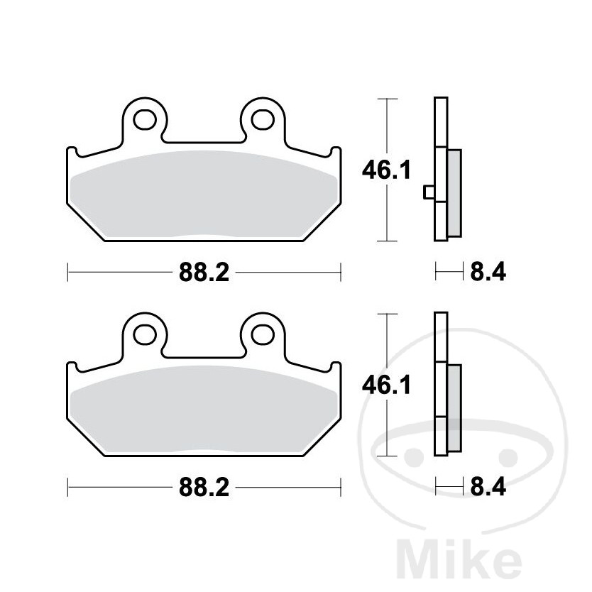 BREMSEKLODSER  STANDARD  TRW LUCAS