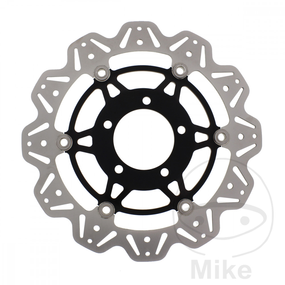 BREMSE SKIVE VEE FRONT EBCVEE ROTOR BLACK