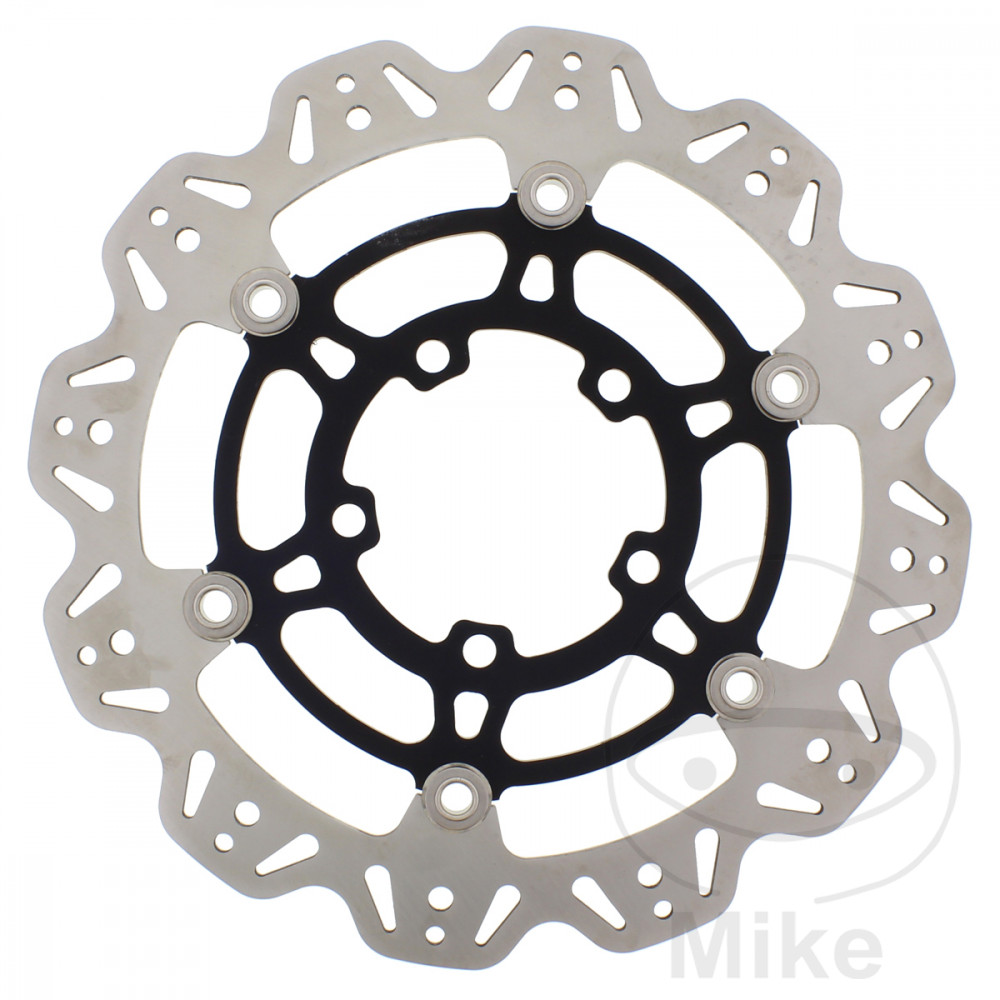 BREMSE SKIVE VEE FRONT EBCVEE ROTOR BLACK