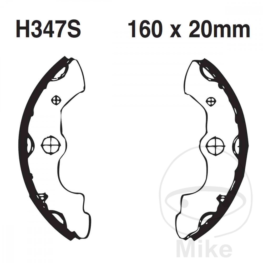 EBC BREMSEBAKKER MED FJEDRE 