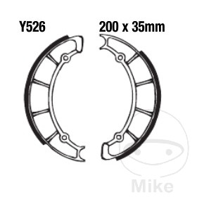 EBC BREMSEBAKKER MED FJEDRE 