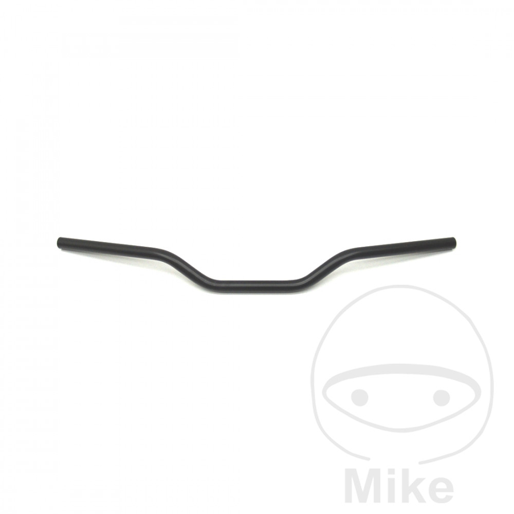 HANDLEBAR STEEL BLACK WITH KABEL  NOTCH 1INCH  FEHLINGMSP CUSTOMBAR