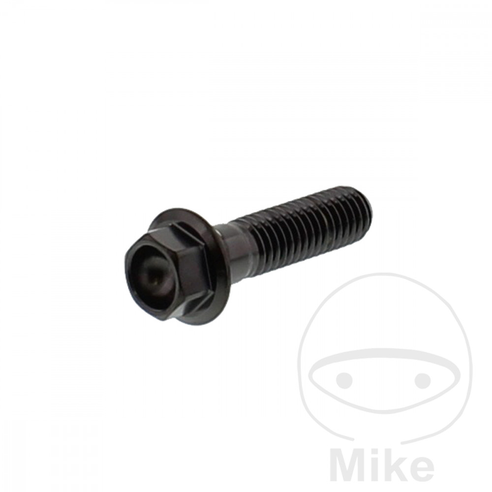 HEX BOLTM8X1.25MM 35MM STAINLESS STEEL A4 BLACK