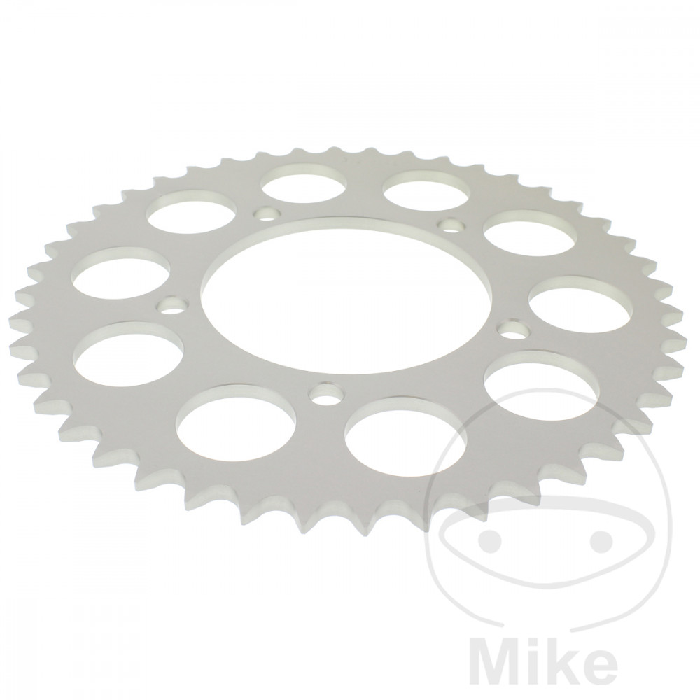 BAGTANDHJUL ALU 44 STR.  520 SILVERESJOT  INDVENDIG DIAMETER 100 BOLT AFSTAND 120