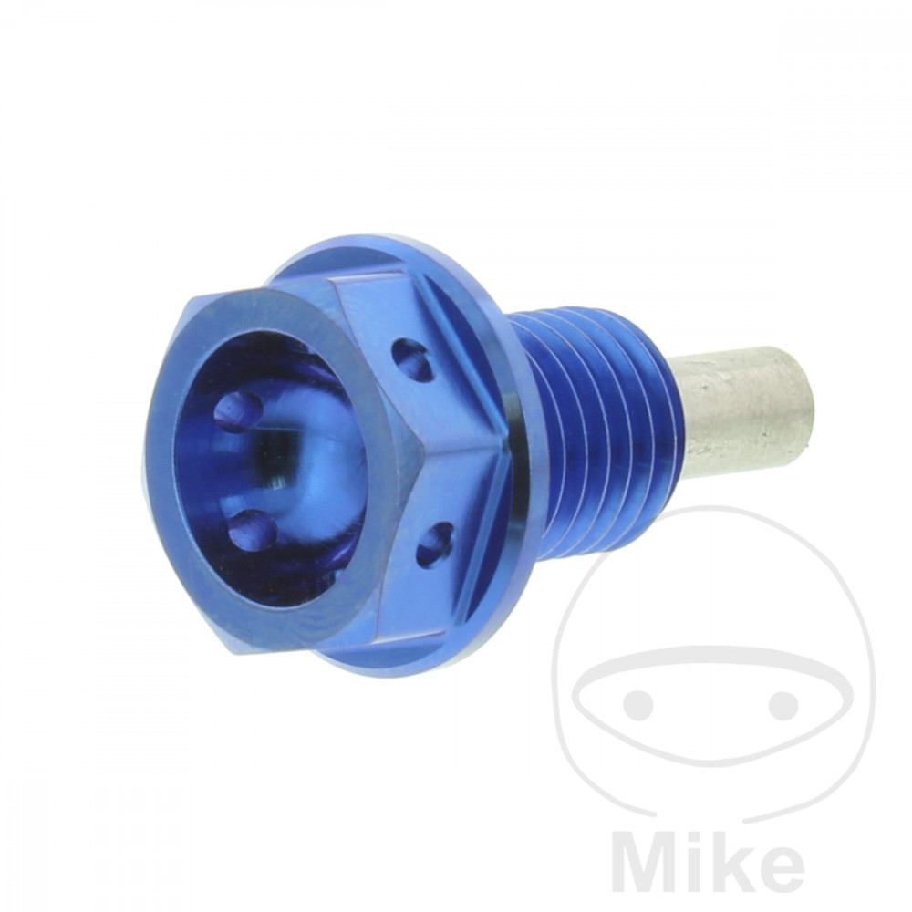 Magnetisk bundskrue M12X1.5MM 15MM TITAN BLUE