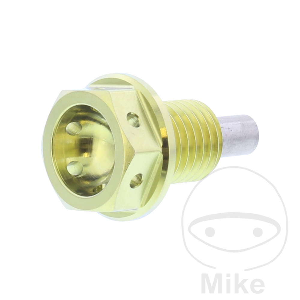 Magnetisk bundskrue M12X1.5MM 15MM TITAN GOLD