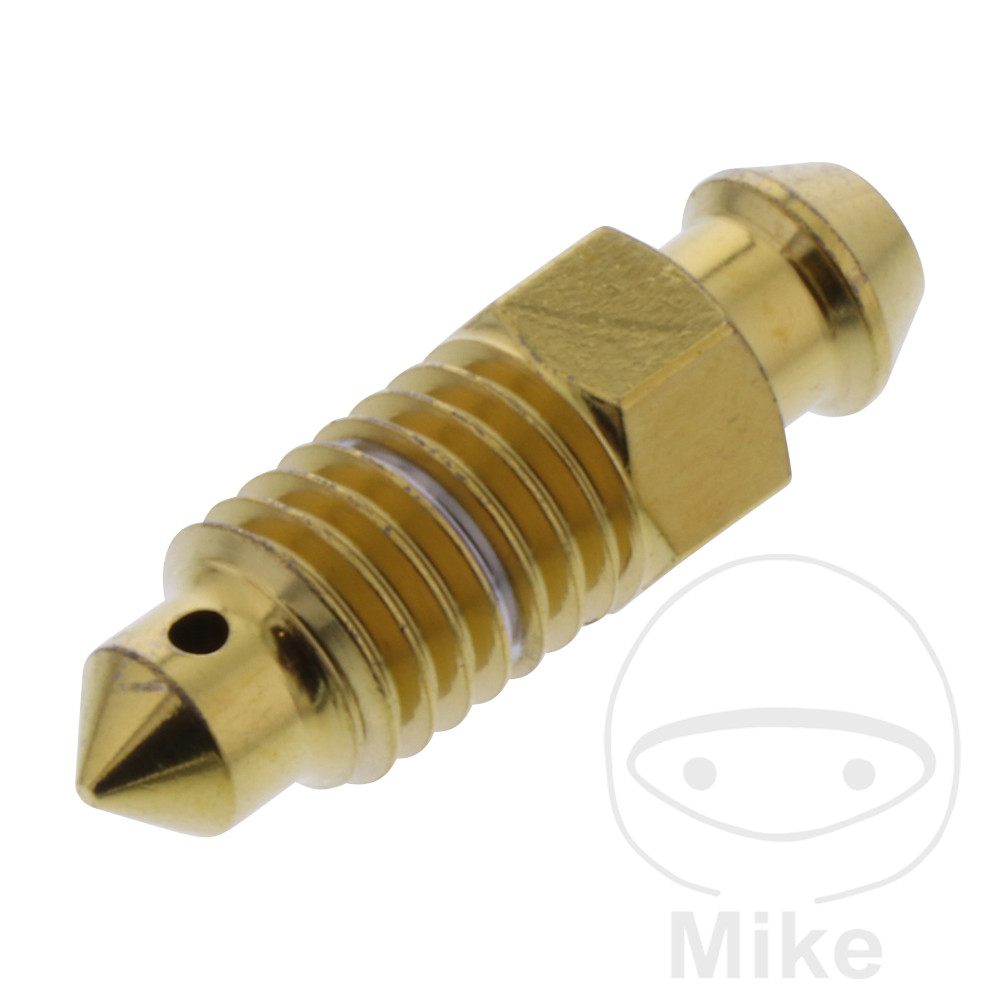 UDLUFTNINGSSKRUE M8X1.25MM RUSTFRI GULD