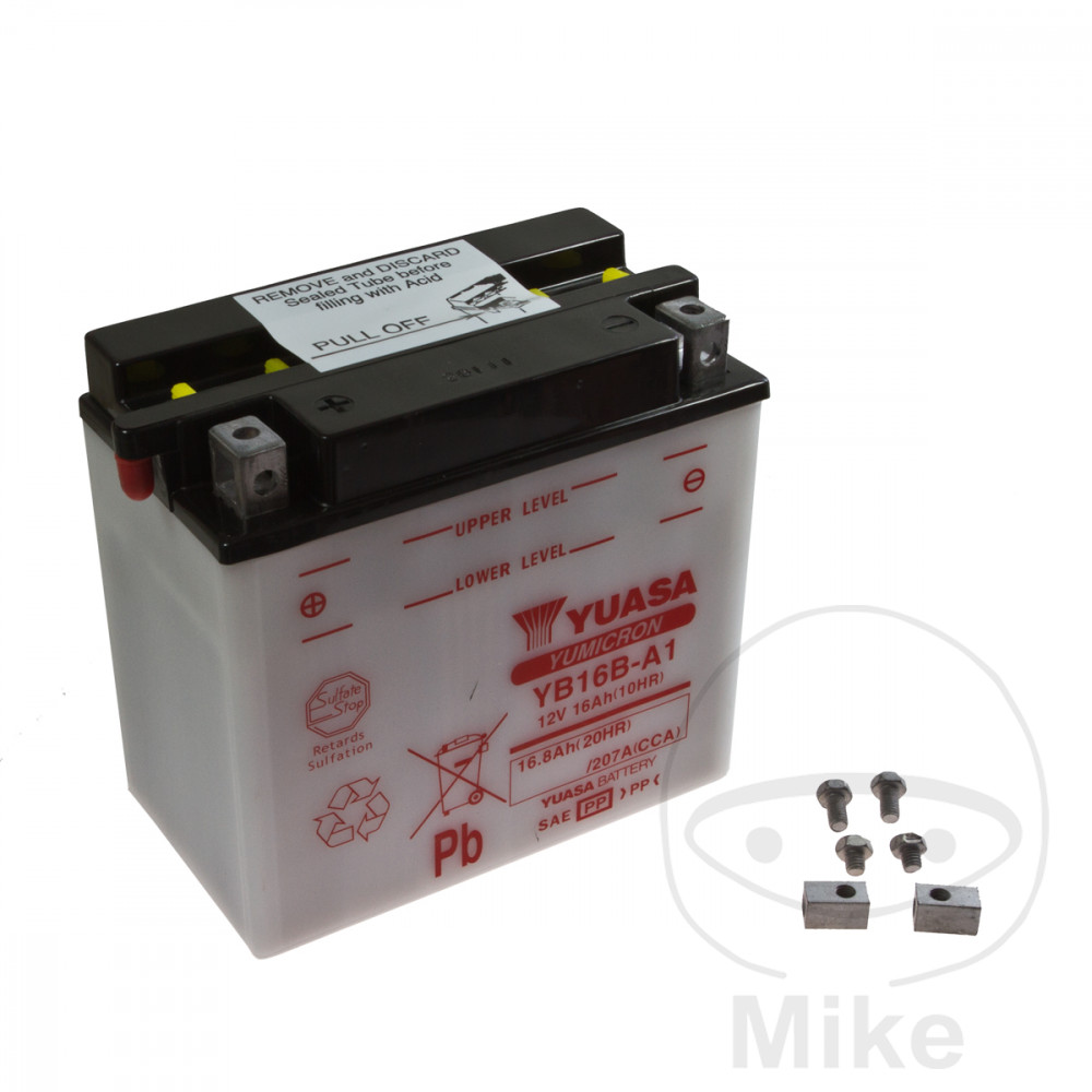 Mc batteri  yb16b-a1 yuasaEXCLUDING ACID