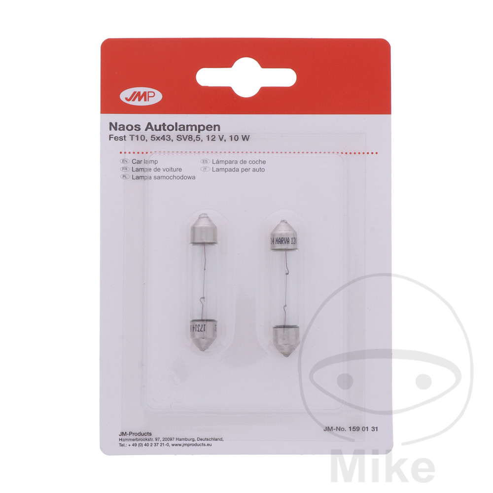  PÆRE 12V10W SV8.5-8 JMP2 PACK BLISTER ID 1597954