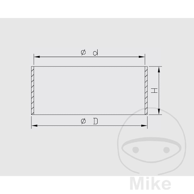 PISTON KIT METAL KAYABA