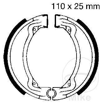 EBC BREMSEBAKKER UDEN FJEDRE  extra grib