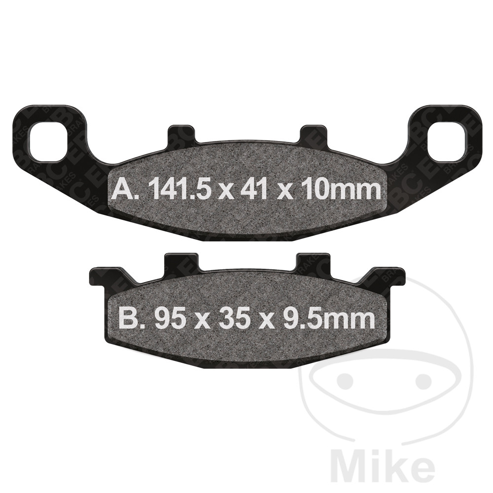 BREMSEKLODSER  SINTER MED EKSTRA BID EBC 
