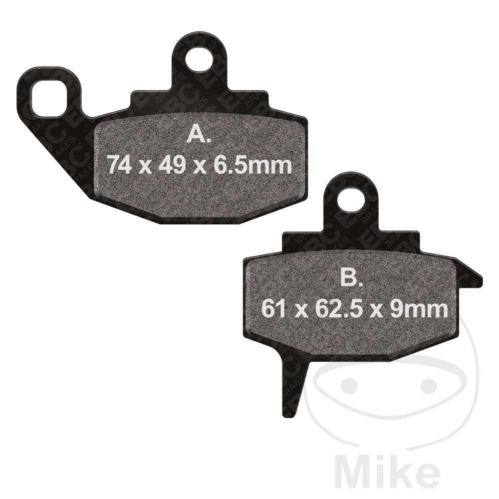 BREMSEKLODSER  sintret m extra bid r ebc mx