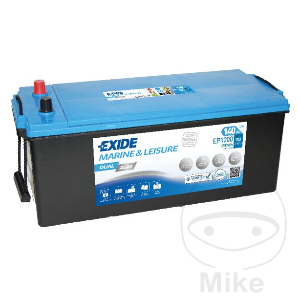 Starter- und Versorgungsbatterie 12V140AH AGM ExideDual AGM
